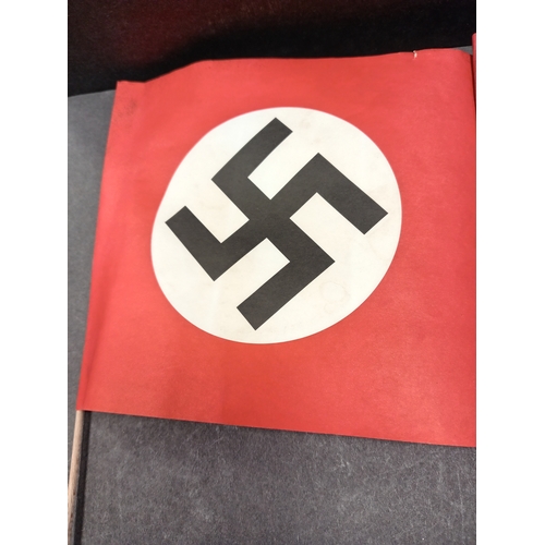 562 - Hitler Nazi  Germany Victory paper flags