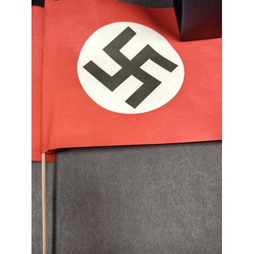 562 - Hitler Nazi  Germany Victory paper flags