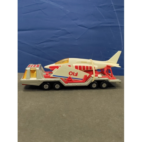 603 - Matchbox Super Kings Transporter 1975 Lesney k-114 k-13-2 plane