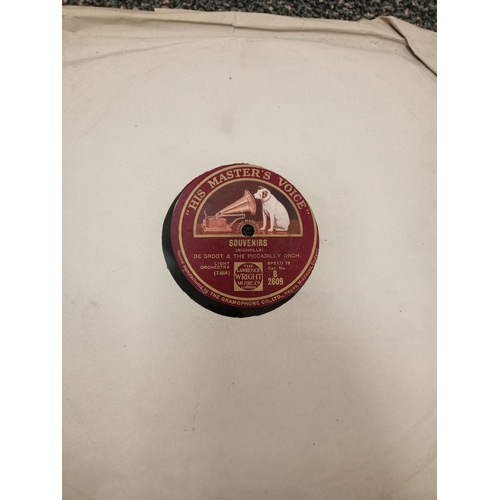 412 - Job lot of gramophone 78's records including Kathleen Ferrier, Lita Roza and Layton & Johnstone and ... 