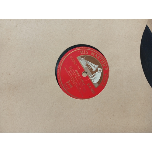 416 - Two vintage gramophone record albums full of 78's records includes Columbia records, His Masters Voi... 