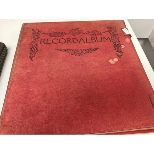 416 - Two vintage gramophone record albums full of 78's records includes Columbia records, His Masters Voi... 