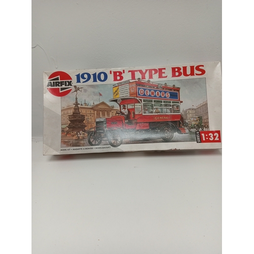 417 - Airfix 1910 'B' Type bus 1:32 boxed model kit unsealed