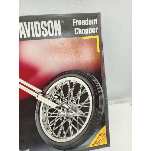 418 - Revell Harley Davidson freedom chopper 1:8 boxed model kit unsealed