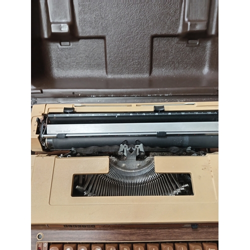 421 - Vintage Smith Corona Electra Automatic cased typewriter