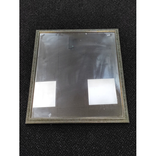 425 - Guilt edge mirror. H 66cm x W 57cm