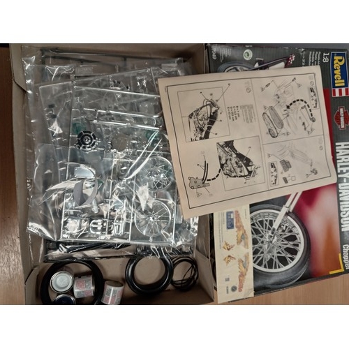 418 - Revell Harley Davidson freedom chopper 1:8 boxed model kit unsealed