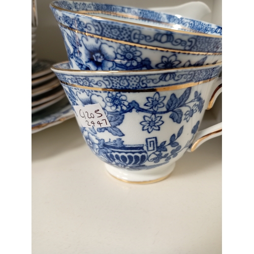 440 - Vintage Burmah tea set includes six teacups with saucers, desert plate, sugar bowl, milk jug and six... 