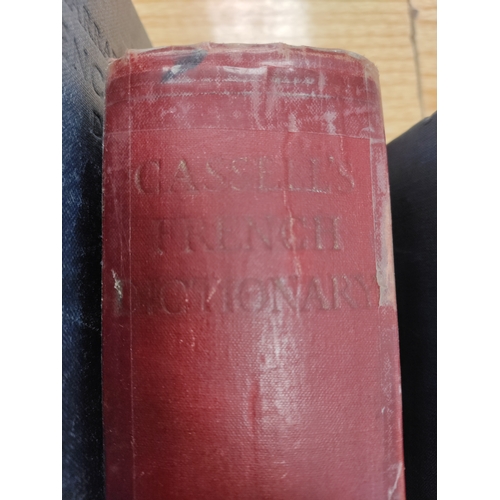 459 - A job lot of 5 antique French to English dictionaries. To include two N. Landais Dictionaire (A-G Ci... 