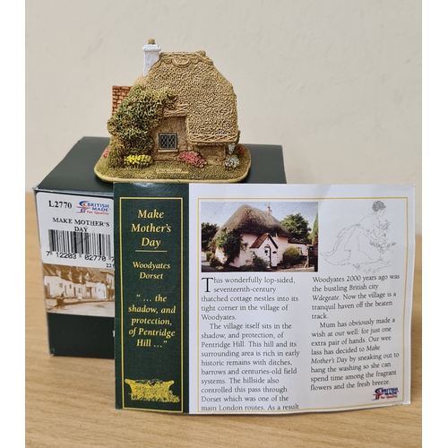 502 - Lilliput Lane British Miniature Models Collection, boxed with paperwork: Make Mother's Day & The Roc... 