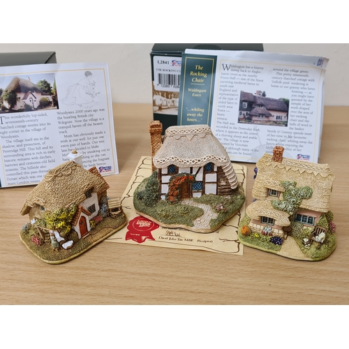 502 - Lilliput Lane British Miniature Models Collection, boxed with paperwork: Make Mother's Day & The Roc... 