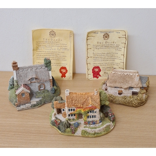 402 - Lilliput Lane British Miniature Models Collection, 6 loose items to include: Mrs Pinkerton's Post Of... 