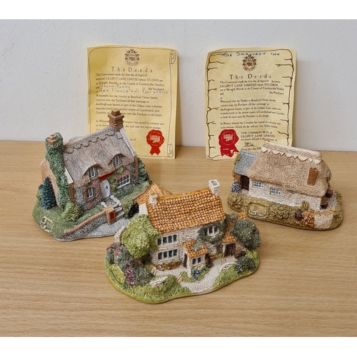 402 - Lilliput Lane British Miniature Models Collection, 6 loose items to include: Mrs Pinkerton's Post Of... 