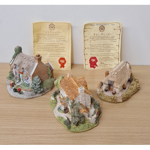 402 - Lilliput Lane British Miniature Models Collection, 6 loose items to include: Mrs Pinkerton's Post Of... 