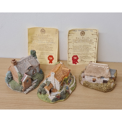 402 - Lilliput Lane British Miniature Models Collection, 6 loose items to include: Mrs Pinkerton's Post Of... 