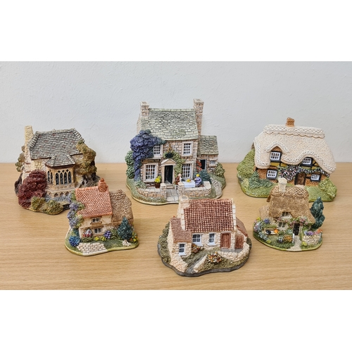 403 - Lilliput Lane British Miniature Models Collection, 6 loose items to include: Swaledale Teas; Bramble... 