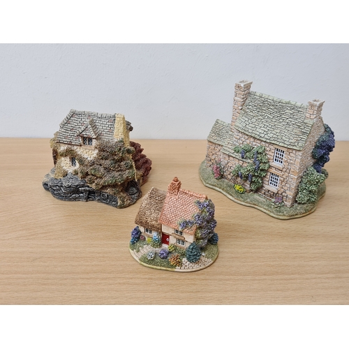 403 - Lilliput Lane British Miniature Models Collection, 6 loose items to include: Swaledale Teas; Bramble... 