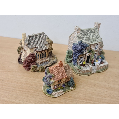 403 - Lilliput Lane British Miniature Models Collection, 6 loose items to include: Swaledale Teas; Bramble... 