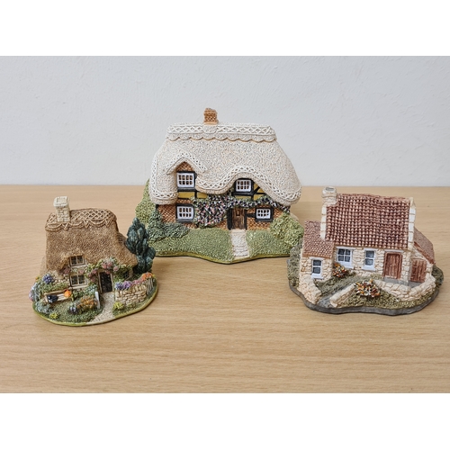 403 - Lilliput Lane British Miniature Models Collection, 6 loose items to include: Swaledale Teas; Bramble... 