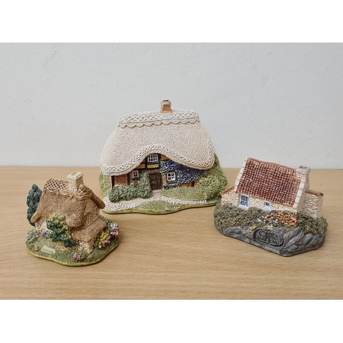 403 - Lilliput Lane British Miniature Models Collection, 6 loose items to include: Swaledale Teas; Bramble... 