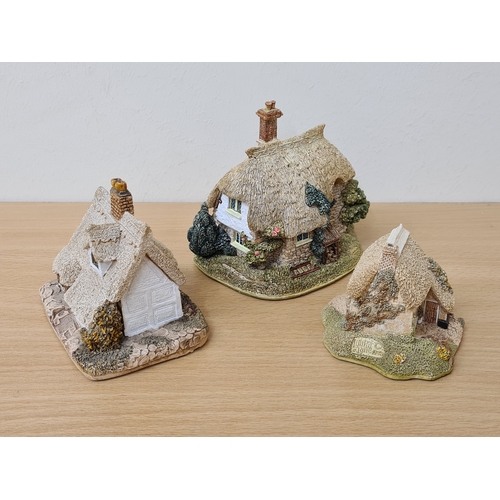 404 - Lilliput Lane British Miniature Models Collection, 6 loose items to include: Breacon Bach; Saddlers ... 