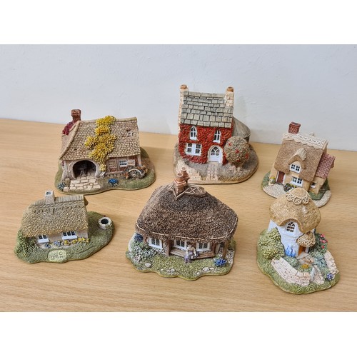 407 - Lilliput Lane British Miniature Models Collection, 6 loose items to include: The Spinney; Petticoat ... 