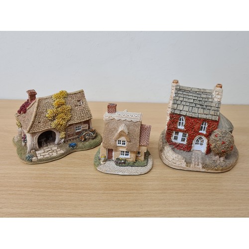 407 - Lilliput Lane British Miniature Models Collection, 6 loose items to include: The Spinney; Petticoat ... 