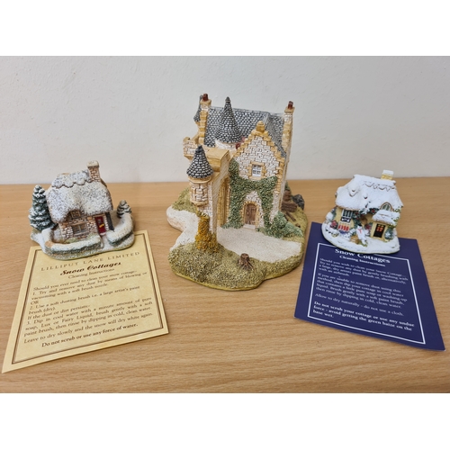 409 - Lilliput Lane British Miniature Models Collection, 6 loose items to include: Fisherman's Bothy; Rive... 