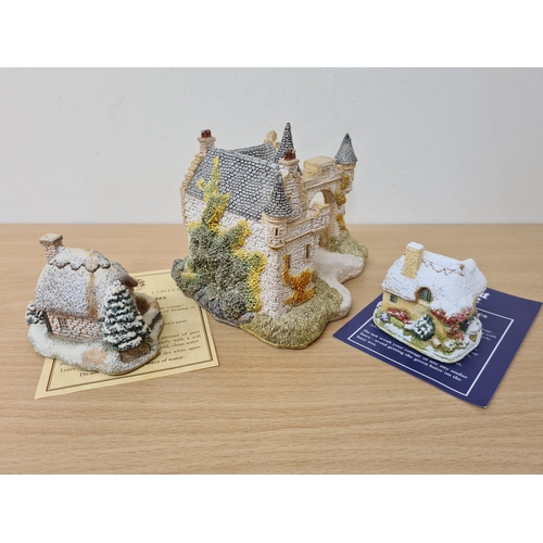 409 - Lilliput Lane British Miniature Models Collection, 6 loose items to include: Fisherman's Bothy; Rive... 