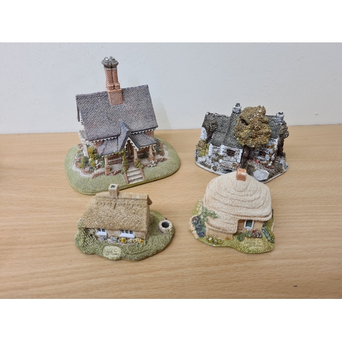 412 - Lilliput Lane British Miniature Models Collection, 9 loose items all very slighty damaged or labels ... 