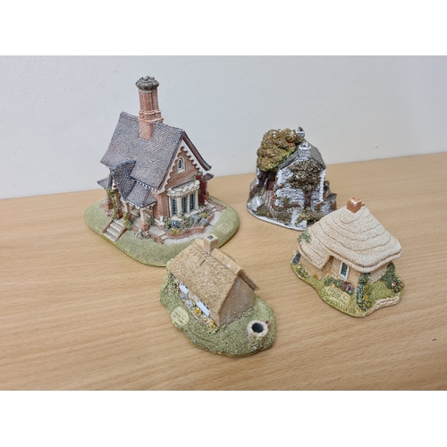 412 - Lilliput Lane British Miniature Models Collection, 9 loose items all very slighty damaged or labels ... 