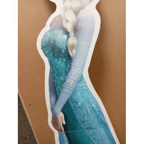 435 - Large Disney frozen stand up cardboard cut out. H 100cm x 38cm x the