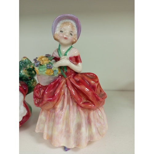 467 - Royal Doulton 1939 Lydia lady figurine and Royal Doulton 1937 Cissie figurine