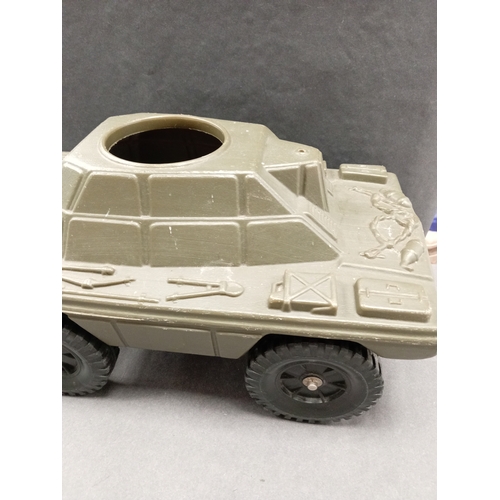 487 - Action man scout car H 22cm x W 27cm