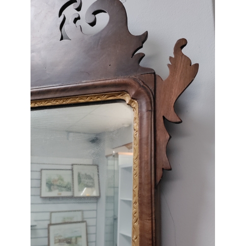 571 - Antique Hand Carved Mirror