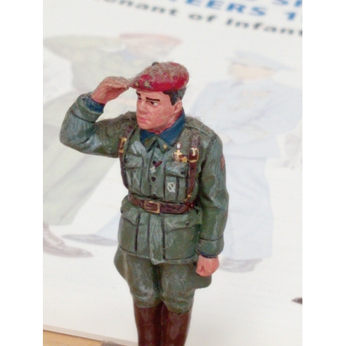 591 - Ten delprado men at war die cast figures with magazines includes, French, German, USA and British so... 