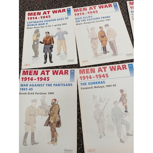 610 - Ten die cast delprado lead soldier figures with magazines includes Sergeant army commando, female sn... 