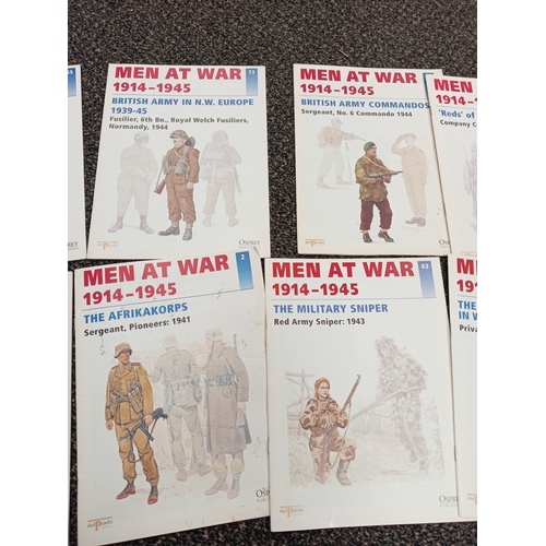 610 - Ten die cast delprado lead soldier figures with magazines includes Sergeant army commando, female sn... 