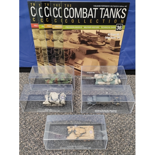 611 - A collection of 5 tanks from 