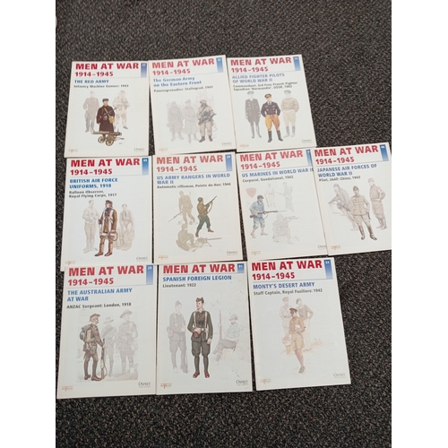 612 - Ten die cast delprado lead soldier figures with magazines includes Rangers technician Normandy, panz... 