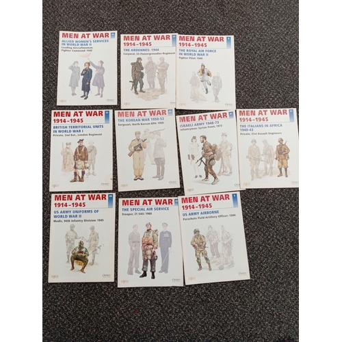 618 - Ten die cast delprado lead soldier figures includes Infantry man Israeli army, Paratrooper sas, Para... 