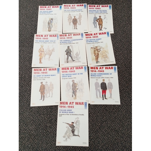 619 - Ten die cast delprado lead soldier figures with magazines includes Ardito, Air service instructor, c... 