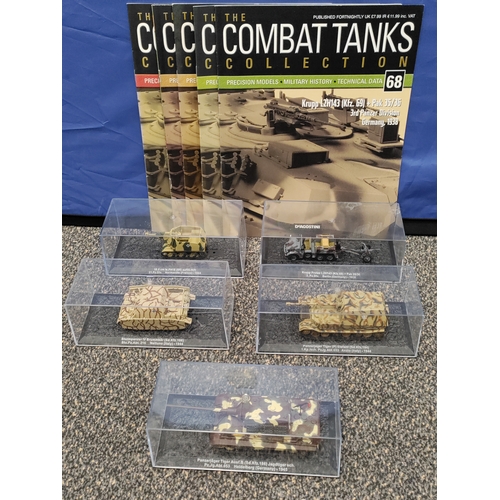 624 - A collection of 5 tanks from 