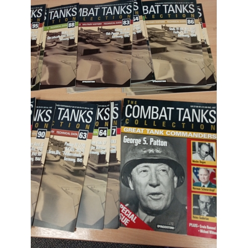 628 - Job lot of compact tanks collection, twenty in total with a Jon lot of magazines. Includes LWS I, Su... 