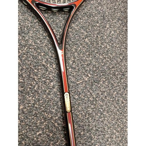 646 - Two vintage rackets, one classic baron cheedah and Browning automatic VJP racket in case