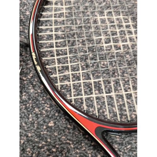 646 - Two vintage rackets, one classic baron cheedah and Browning automatic VJP racket in case