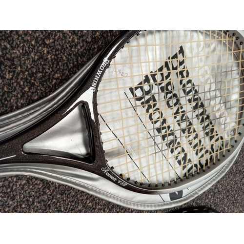 646 - Two vintage rackets, one classic baron cheedah and Browning automatic VJP racket in case