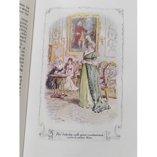 639 - Six 1920s Jane Austen books. To include Emma, Mansfield Park, Northanger Abbey, Persuasion, Pride an... 