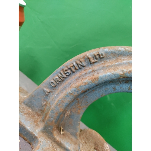 437 - A vintage fly press named 