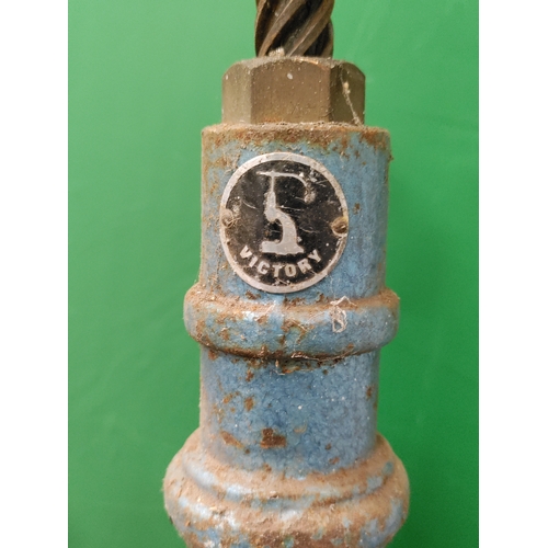 437 - A vintage fly press named 